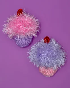 Handmade Oomaloo Cupcake Squeaky Dog Toy
