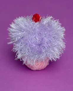Handmade Oomaloo Cupcake Squeaky Dog Toy