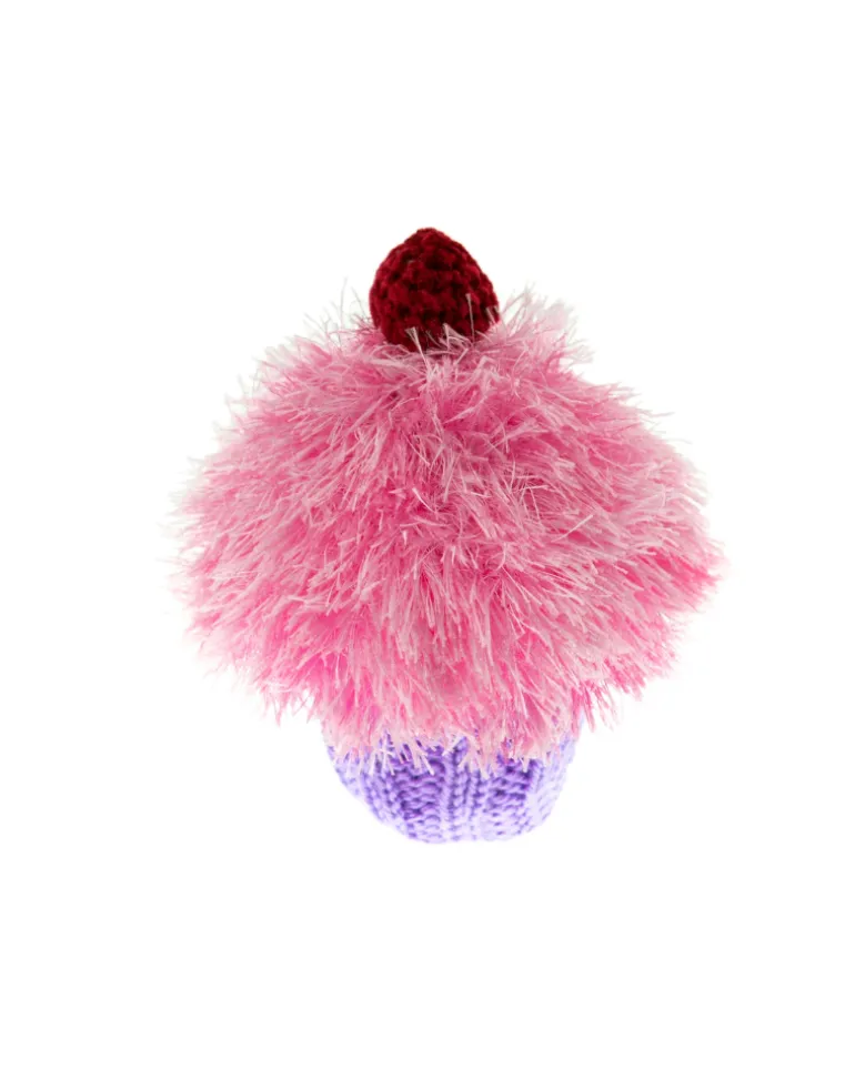 Handmade Oomaloo Cupcake Squeaky Dog Toy