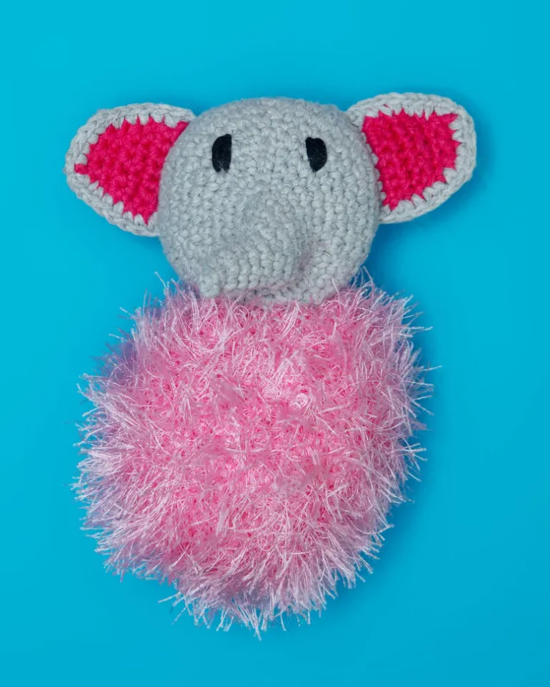 Handmade Oomaloo Elephant Squeaky Dog Toy
