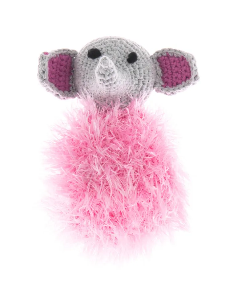 Handmade Oomaloo Elephant Squeaky Dog Toy