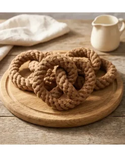 Handmade Pretzel Rope Dog Toy
