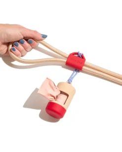 Hands-Free Rope Dog Leash in Bubblegum or Retro