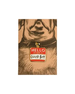 HELLO My Name is Good Boy Collar Charm