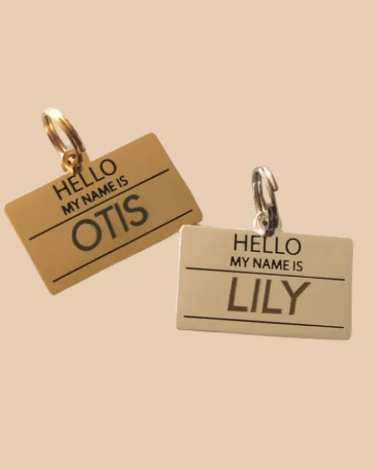Hello, My Name Is ID Tag (Custom/Drop-Ship)