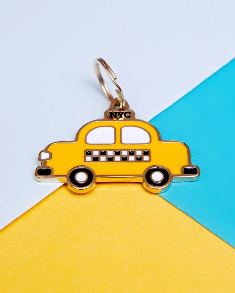 Hey Taxi Custom NYC Cab Pet ID Tag (Dog & Co. Exclusive)