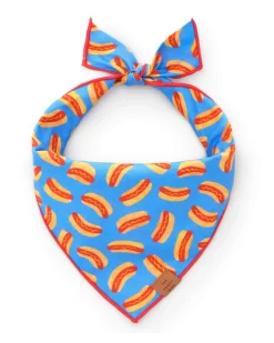 Hot Diggity Dog Tie-On Bandana