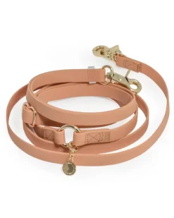 4-in-1 Convertible Hands Free Dog Leash in Chai Brown