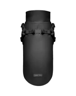 2-In-1 Dog Harness Raincoat in Black