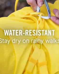 2-In-1 Dog Harness Raincoat in Yellow