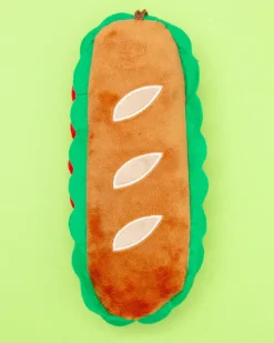 3-in-1 Sandwich Plush + Tennis Ball Dog Toy