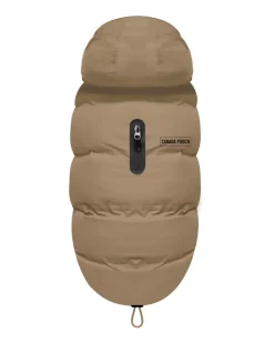 Insulated Waterproof Dog Puffer in Tan (FINAL SALE)