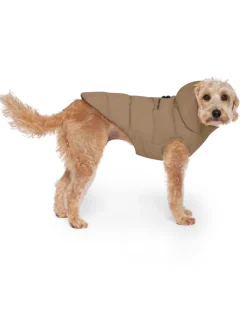 Insulated Waterproof Dog Puffer in Tan (FINAL SALE)