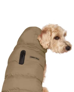 Insulated Waterproof Dog Puffer in Tan (FINAL SALE)