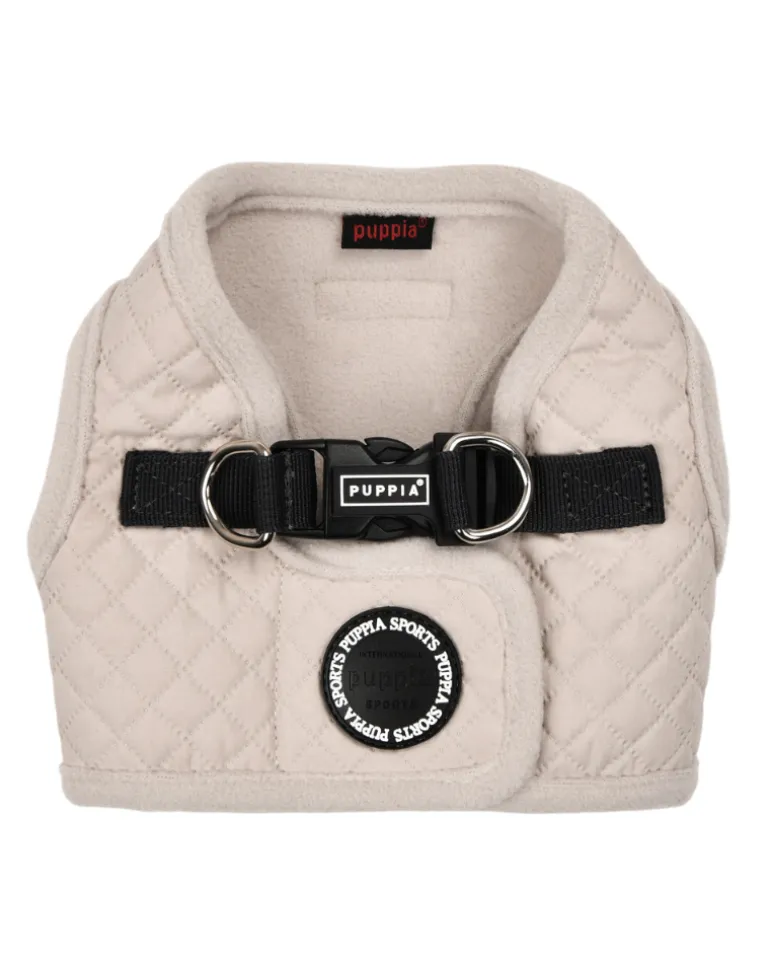 Irvin Fleece-Lined Dog Harness in Cream