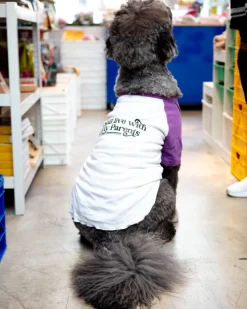 *I Still Live with My Parents* Graphic Dog T-Shirt