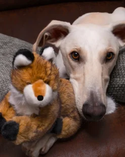 Jaspar Fox Squeakerless Plush Dog Toy