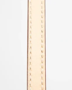 Leather Dog Leash in Vanilla (Made in Italy)