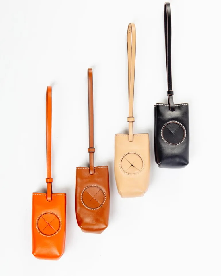 Leather Poop Bag Roll Holder (Made in Italy)