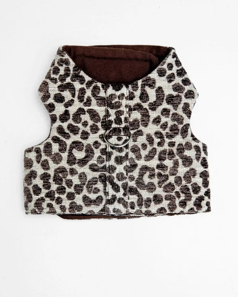 Leopard Print Dog Harness (Made in the USA)