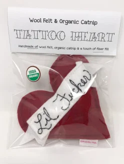 Lil' F****** Heart Cat Toy (Made in the USA)