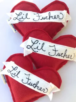 Lil' F****** Heart Cat Toy (Made in the USA)