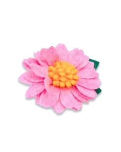 Lotus Dog Collar Flower in Pixie Pink (Made in the USA)
