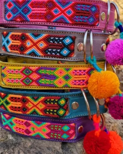 Mexican Boho Inspired Leather Pet Collars (FINAL SALE)
