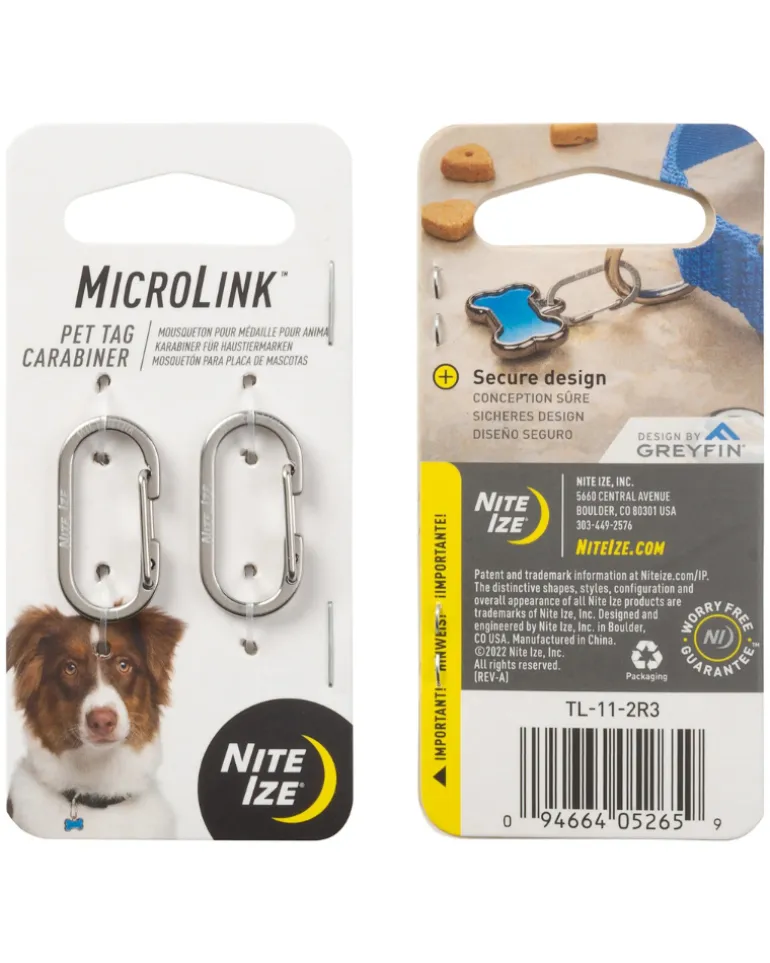 MicroLink® Pet Tag Carabiner (2-Pack)