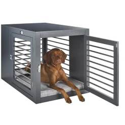 Moderno Dog Crate in Grey(Direct Ship)