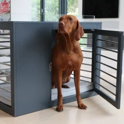 Moderno Dog Crate in Grey(Direct Ship)