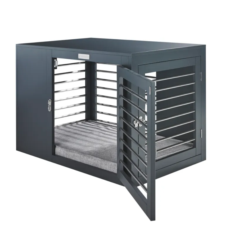 Moderno Dog Crate in Grey(Direct Ship)