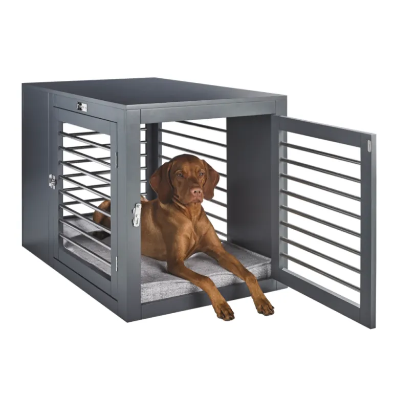 Moderno Dog Crate in Grey(Direct Ship)