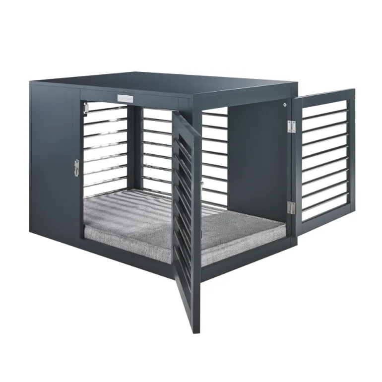 Moderno Dog Crate in Grey(Direct Ship)