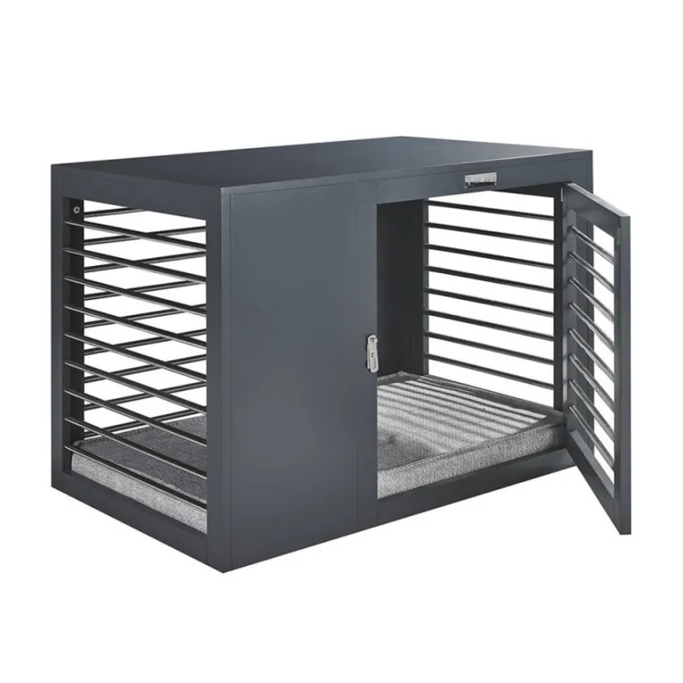 Moderno Dog Crate in Grey(Direct Ship)