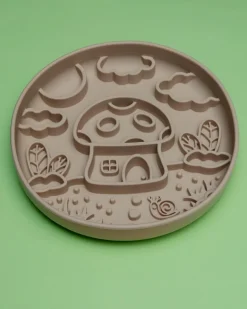 Mushroom Slow Feeder in Cloud for Dogs and Cats