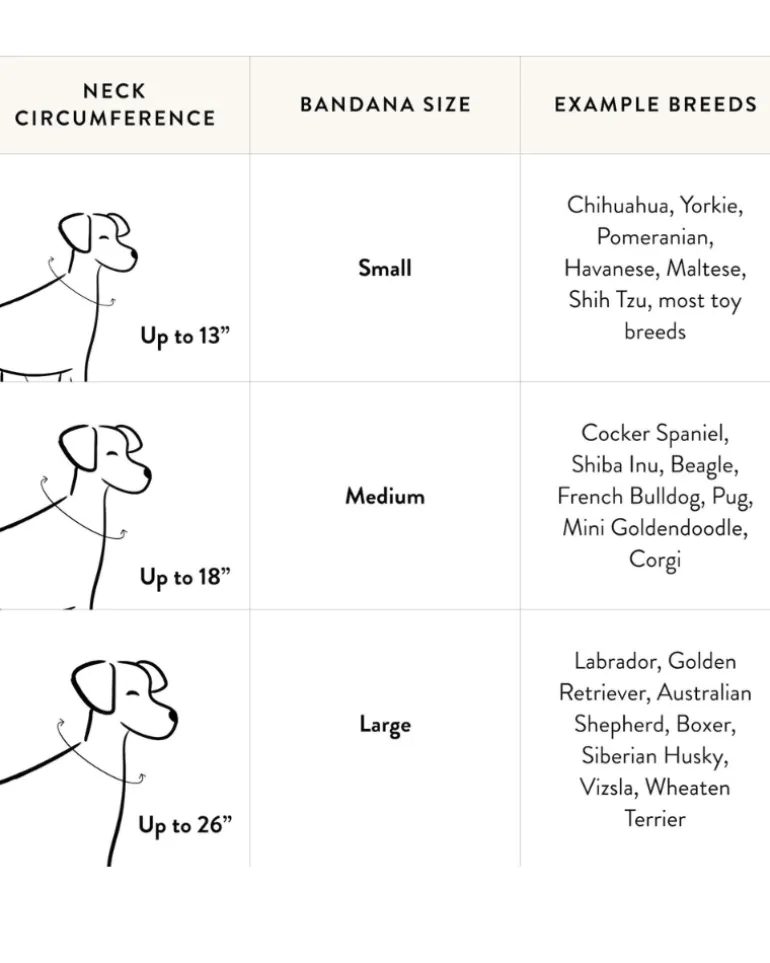 Nantucket Stripe Dog Bandana (Made in the USA)
