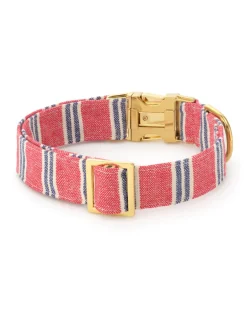Nantucket Stripe Dog Collar (Made in the USA)