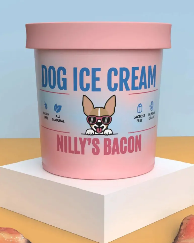 Nilly's Bacon Human Grade Dog Ice Cream Mix (Lactose-Free)