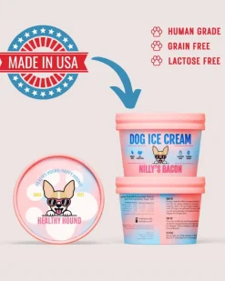 Nilly's Bacon Human Grade Dog Ice Cream Mix (Lactose-Free)