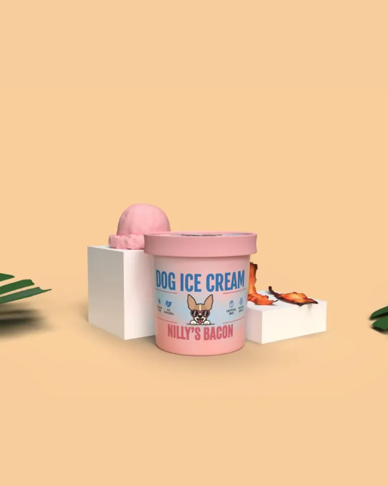 Nilly's Bacon Human Grade Dog Ice Cream Mix (Lactose-Free)