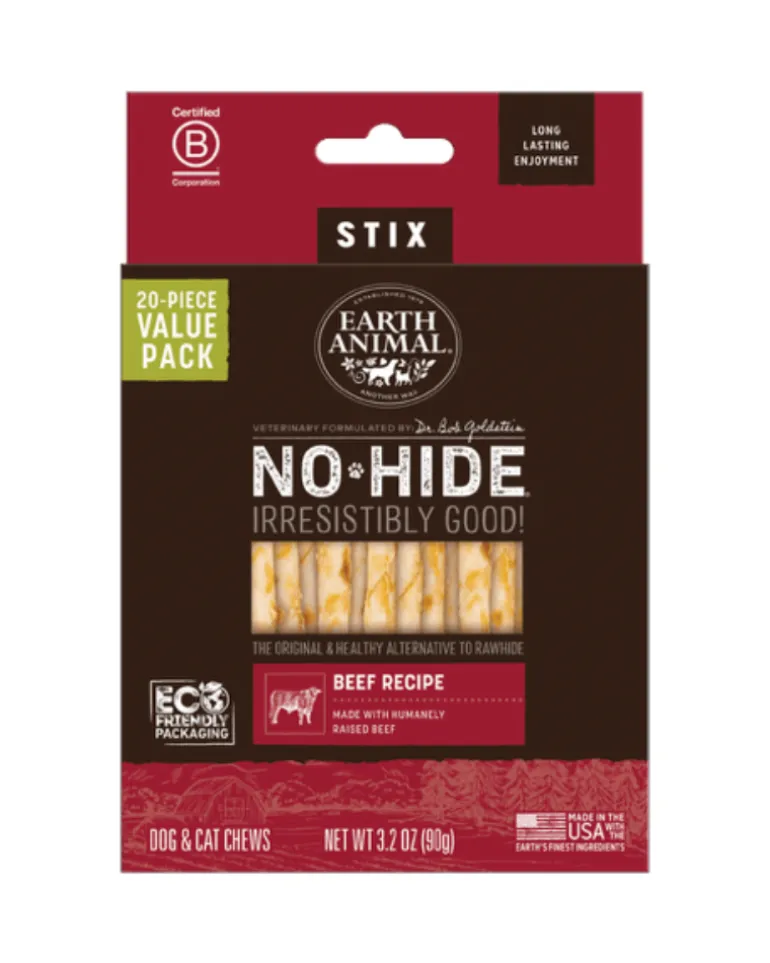 No-Hide Wholesome Dog Chew in Beef