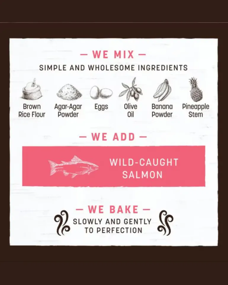 No-Hide Wholesome Dog Chew in Salmon