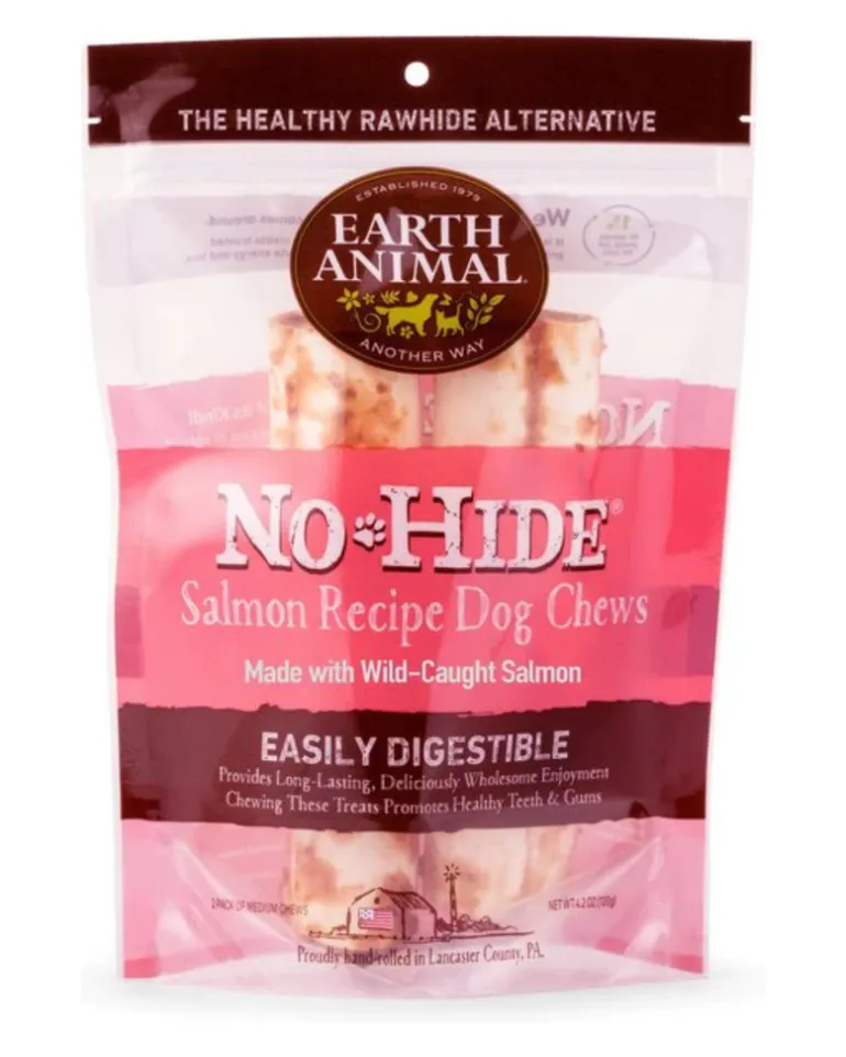 No-Hide Wholesome Dog Chew in Salmon