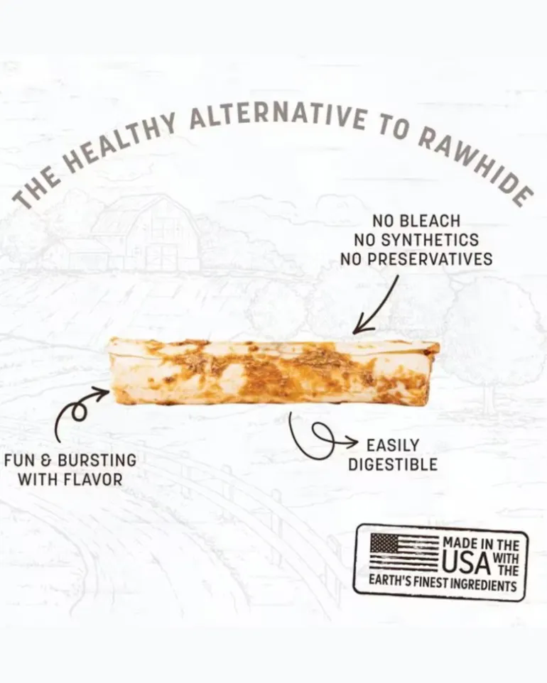 No-Hide Wholesome Dog Chew in Salmon