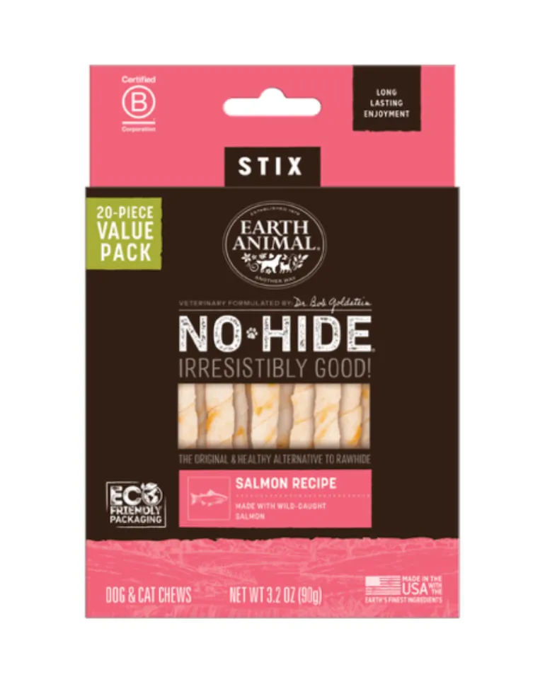 No-Hide Wholesome Dog Chew in Salmon