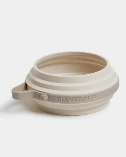 Nomad Collapsible Dog Bowl in Sand
