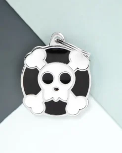 (Not So Scary) Skull Custom Pet ID Tag