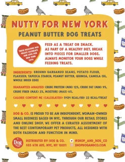 Nutty for New York Peanut Butter Dog Treats