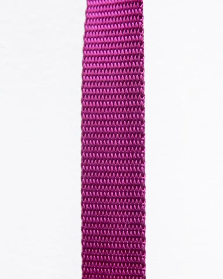 Nylon Dog Leash in Burgundy (4ft) (Made in the USA)